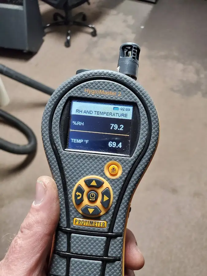 Moisture meter humidity assessment for Fire & Smoke Damage Restoration in Laconia